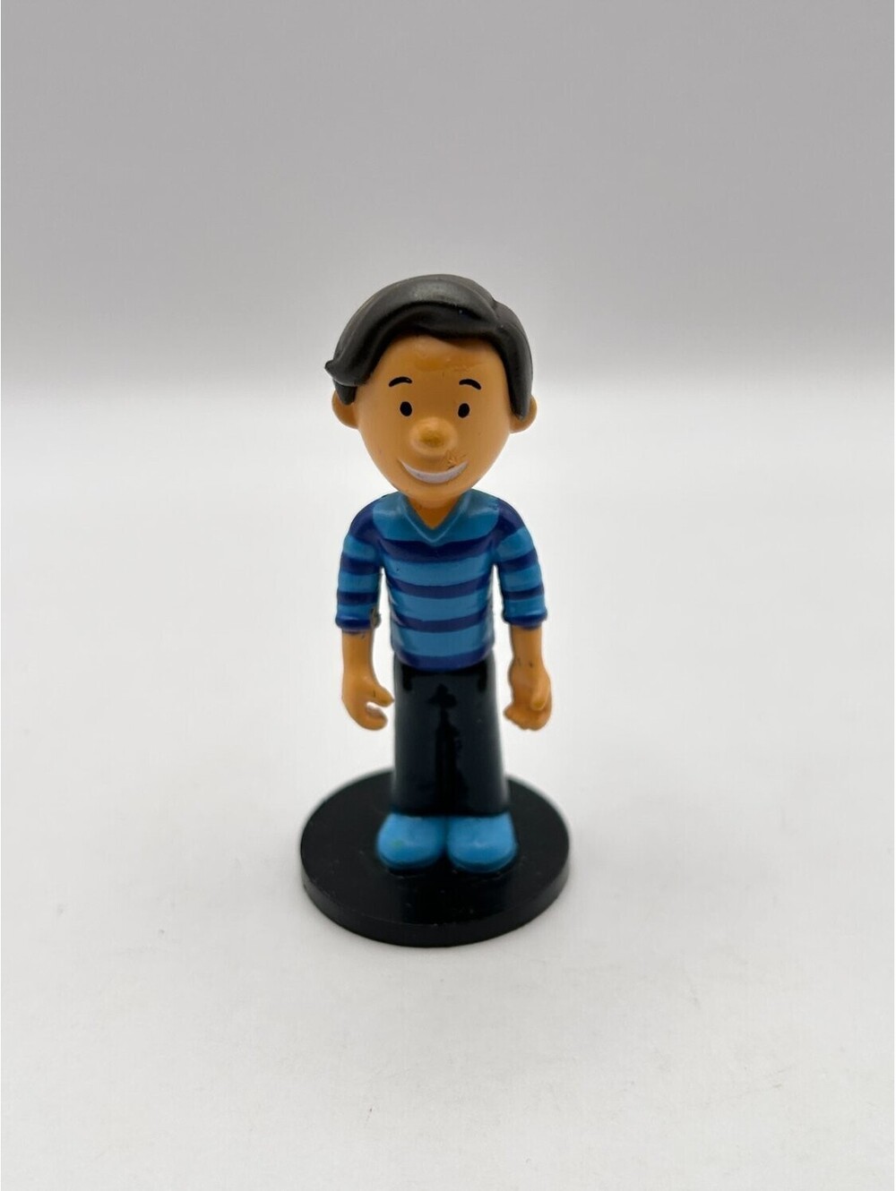 Blue's Clues & You Josh Mini Figurine Nickelodeon Striped Polo Black Base Used